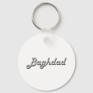 Baghdad Iraq Classic Retro Design Key Ring