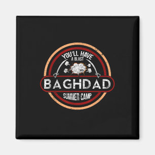 Baghdad Summer Camp _ Iraq War Veteran Military Magnet