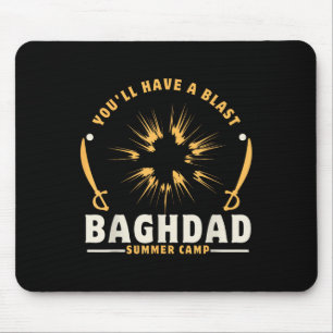 Baghdad Summer Camp Usa Veterans Iraq War Military Mouse Pad