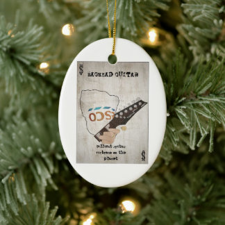 Baghead guitar Christmas tree decoration