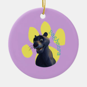 Bagheera 1 ceramic ornament