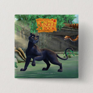 Bagheera 3 15 cm square badge