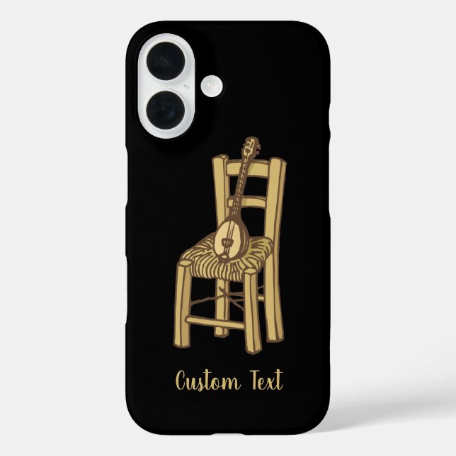 Baglama on Chair Case-Mate iPhone Case (Back)