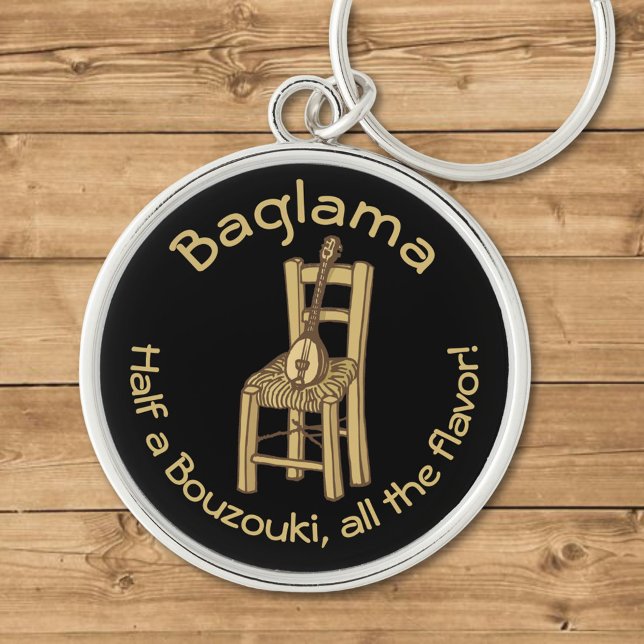 Baglama on Chair Keychain (Creator Uploaded)