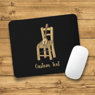 Baglama on Chair Mouse Pad