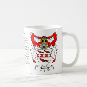 Bagley Family Coat of Arms Coffee Mug