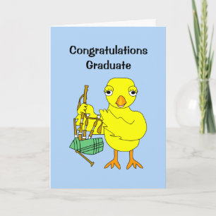 Bagpipe Chick Card
