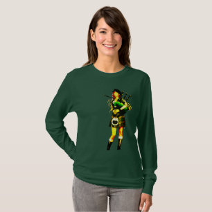 Bagpipe Girl T-Shirt
