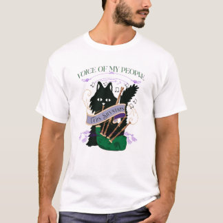 Bagpipe on tee shirt