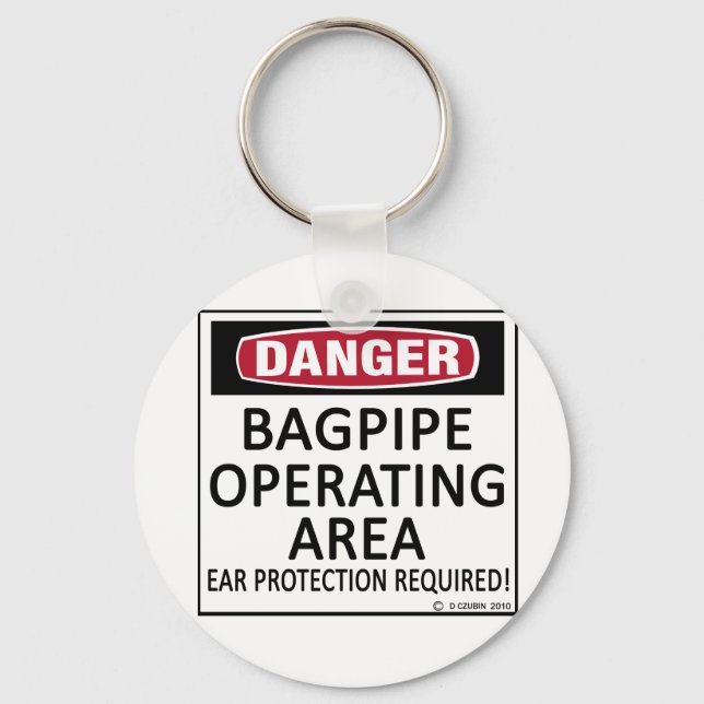 Bagpipe Operating Area Key Ring (Front)
