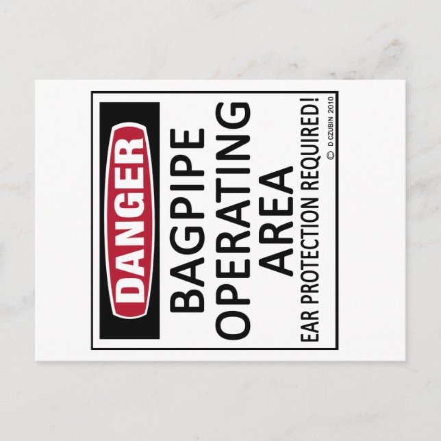 Bagpipe Operating Area Postcard (Front)