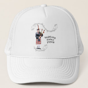Bagpipe Player in Red Kilt Trucker Hat