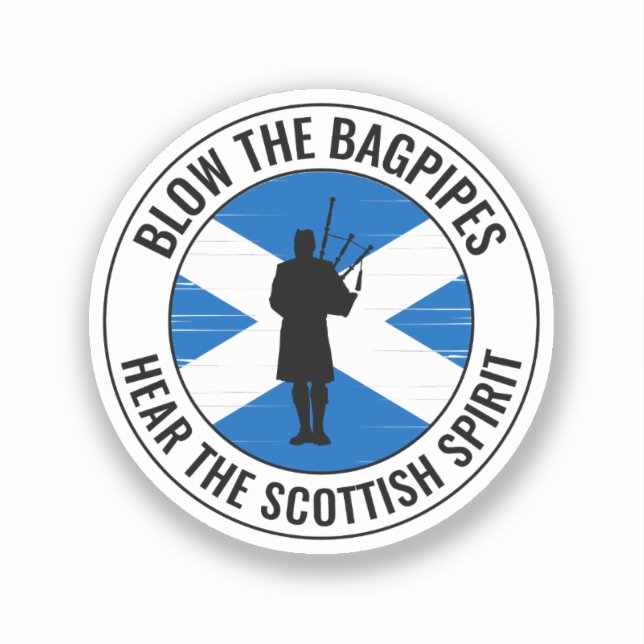 Bagpipe Player Musical Bagpiper Scottish Funny (Front)