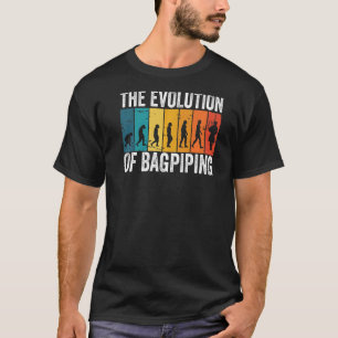Bagpipe The Evolution of Bagpiping Bagpiper Premiu T-Shirt