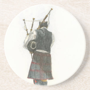 Bagpiper Coaster
