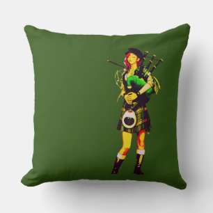 Bagpiper Girl Cushion