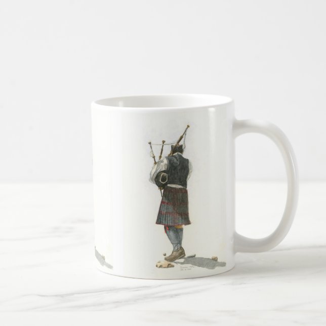 Bagpiper Mug (Right)