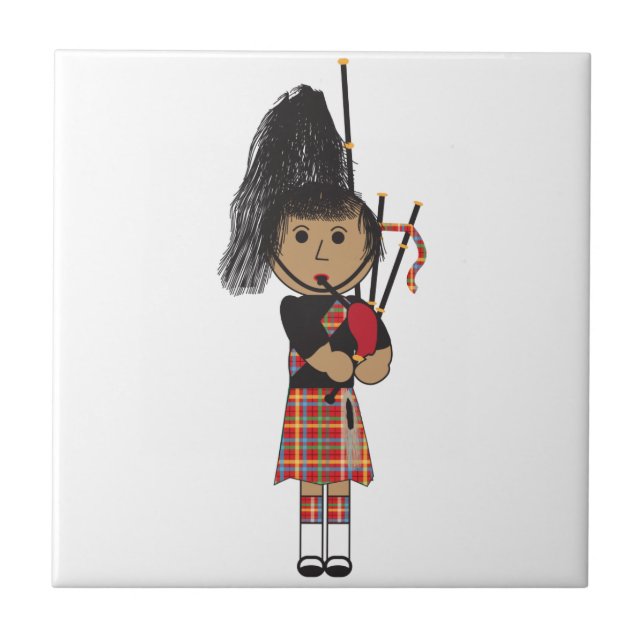 Bagpiper Tile (Front)