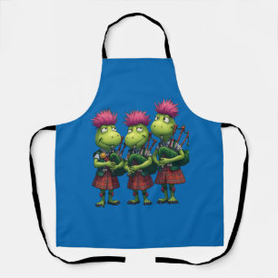 Bagpipers for Burns Supper Scottish Apron