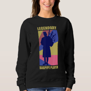 Bagpipes Bagpiper Wind Instrument Scotland Whistle Sweatshirt