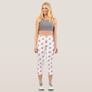 Bagpipes cartoon illustration  capri leggings