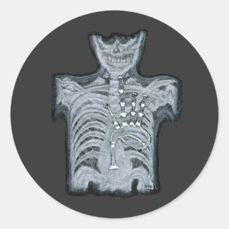 Bagpipes in your heart - Scottish Ed. Sticker