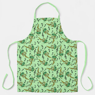 Bagpipes Music Note Pattern Apron