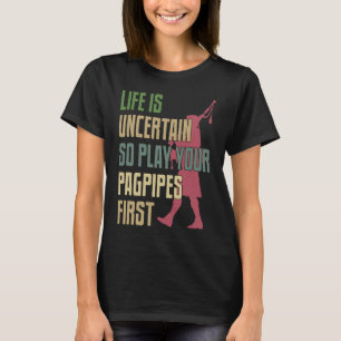 Bagpipes Player Retro Style T-Shirt