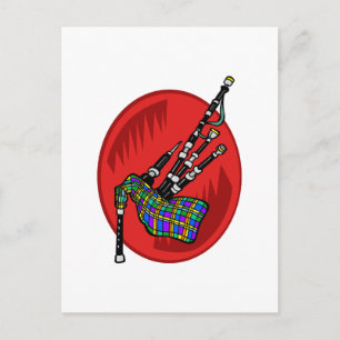 Bagpipes Postcard