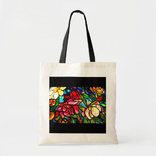 Bags-Vintage Stained Glass-Louis TIffany 35 Tote Bag