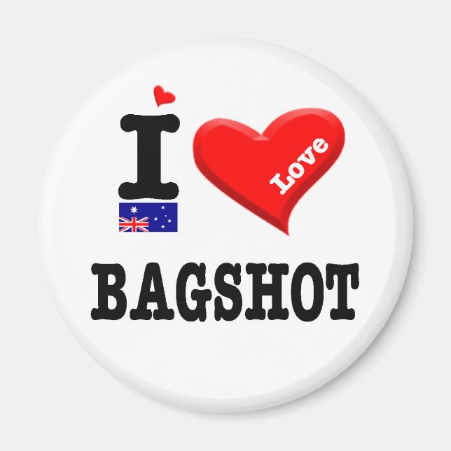 BAGSHOT - I Love Magnet (Front)