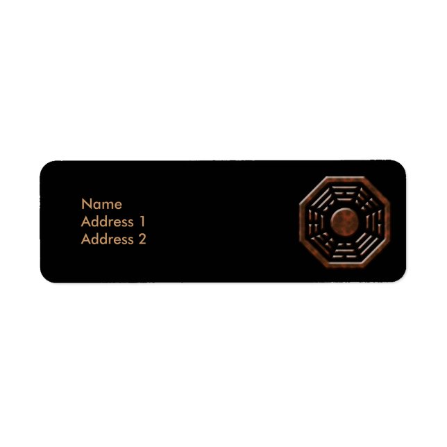 Bagua Label Return Address Label (Front)