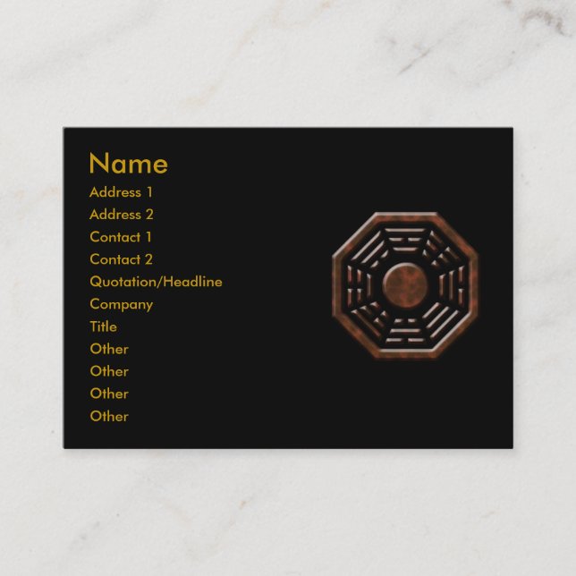 Bagua Profile Card (Front)