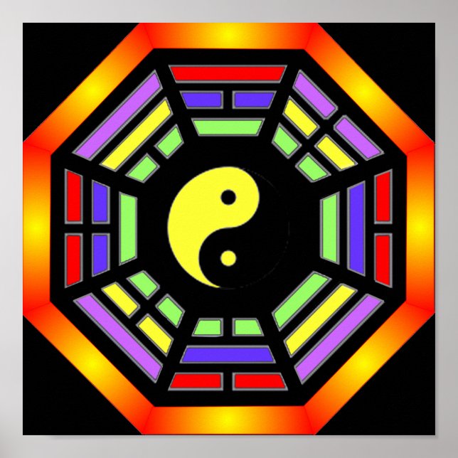 Bagua Yin Yang Poster (Front)
