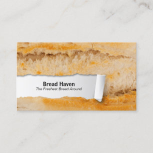 Baguette Customisable Food Closeup Business Card