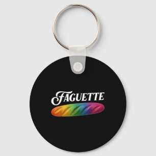 Baguette Pride  Key Ring