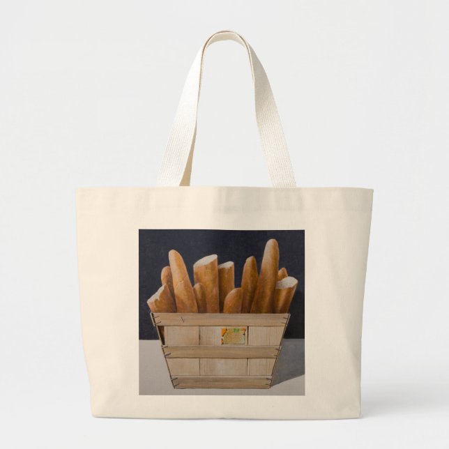 Baguettes 2010 large tote bag (Front)