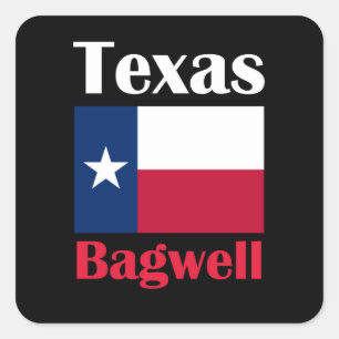 Bagwell TX Square Sticker