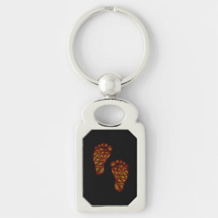 Bagy Footprints Key Ring