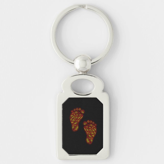 Bagy Footprints Key Ring (Front)