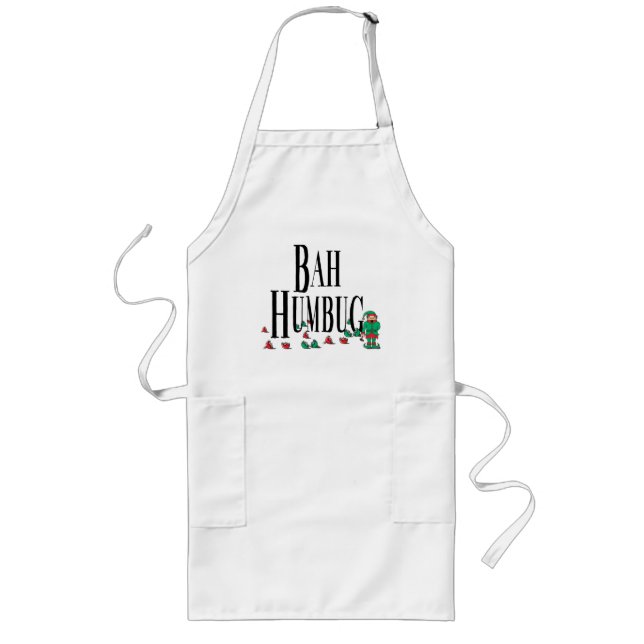 Bah Bumbug Long Apron (Front)