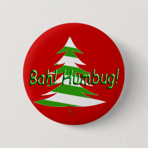 Bah! Humbug! 6 Cm Round Badge