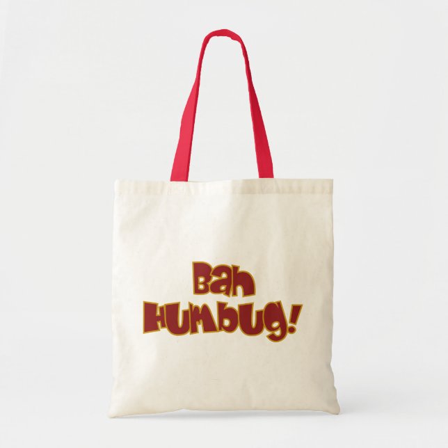 BAH HUMBUG! bag - choose style & colour (Front)