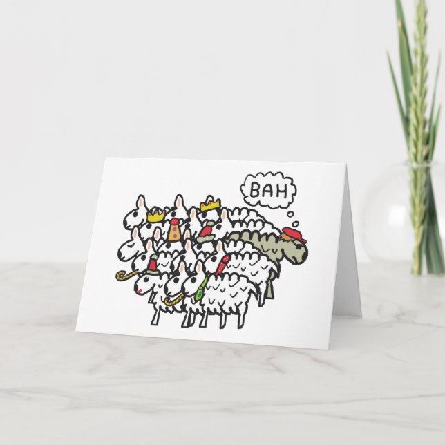 Bah Humbug Card (Front)