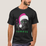 Bah Humbug Cat Santa Hat Christmas Holiday_1 T-Shirt<br><div class="desc">Bah Humbug Cat Santa Hat Christmas Holiday_1</div>