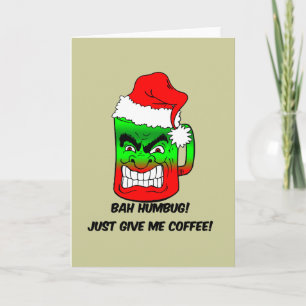 bah humbug Christmas Holiday Card