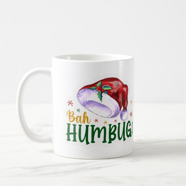 Bah Humbug Coffee Mug (Left)