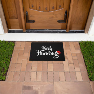Bah Humbug Door Mat