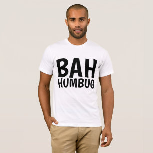 BAH HUMBUG Funny Christmas T-shirts