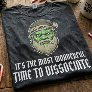 Bah Humbug Grinch Style Christmas T-Shirt, Funny  T-Shirt